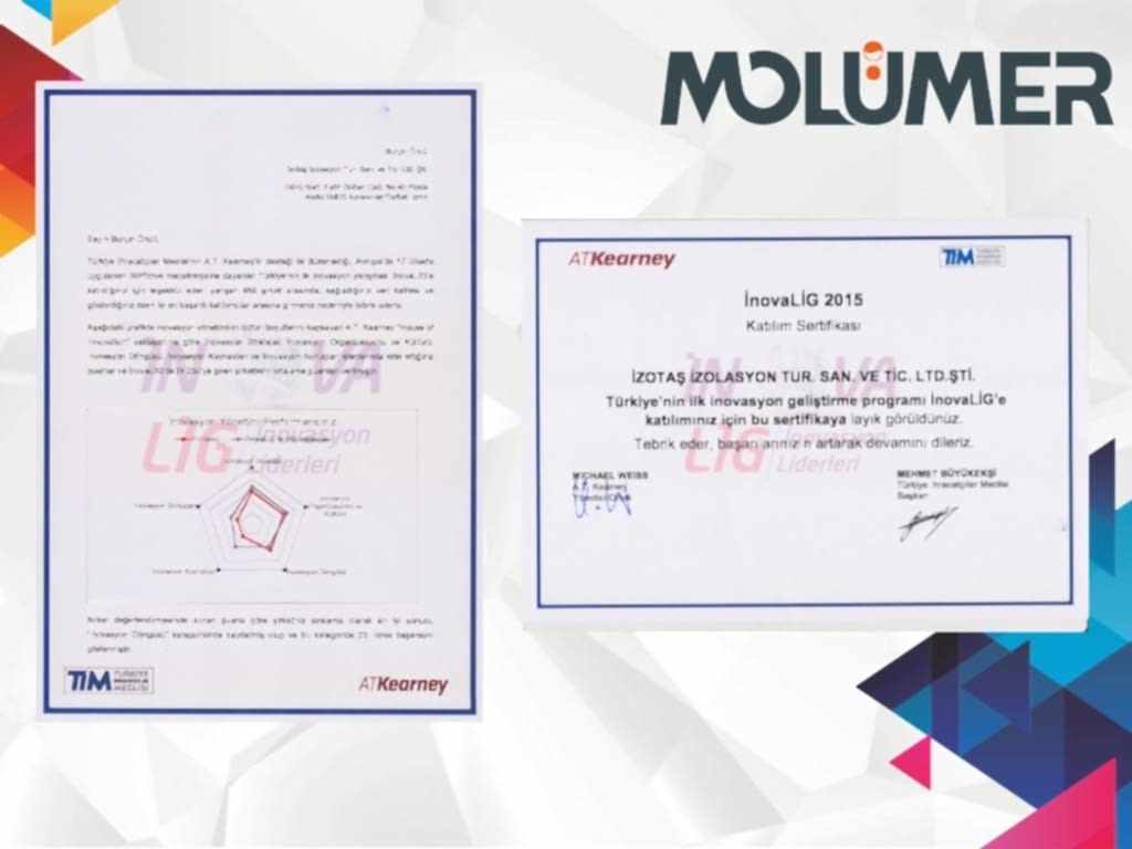 2015 Yılı İnovasyon Ödülümüz.