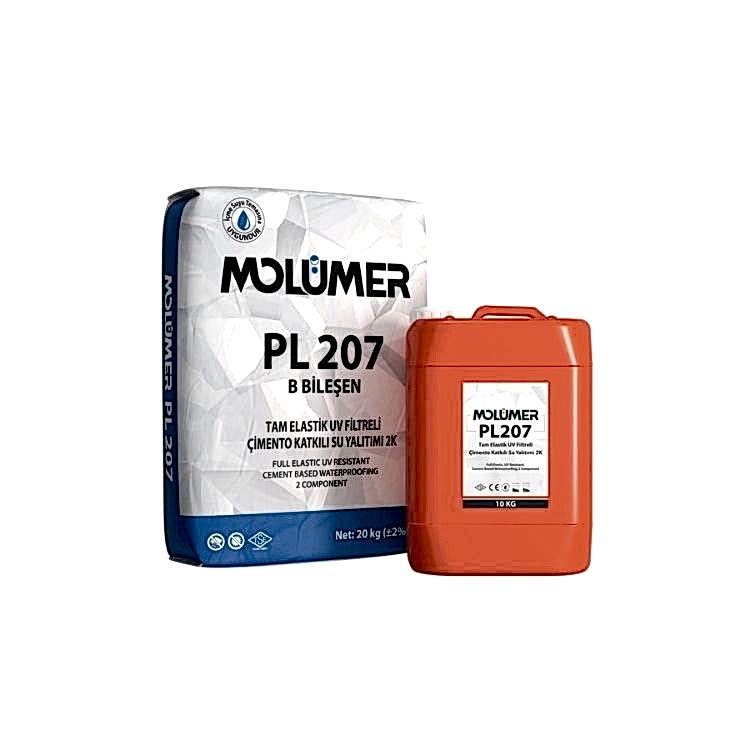 PL207 Tam Elastik UV Filtreli Çimento Katkılı Su Yalıtımı 