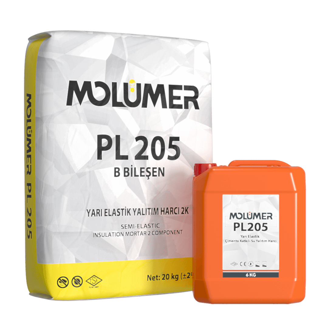 PL205 Yarı Elastik Çimento Katkılı Su Yalıtım Harcı